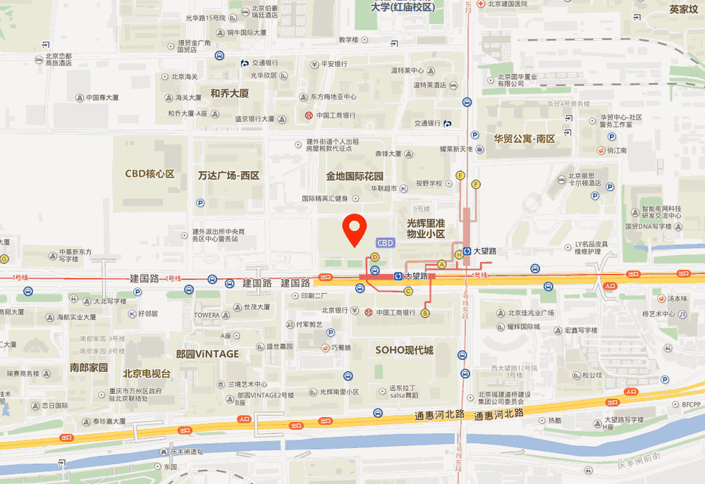 金地中心位置地图